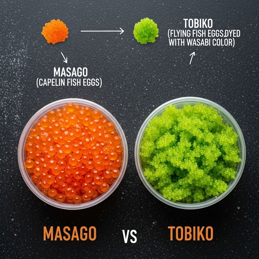 Masago vs. Tobiko: A Comparison of Two Popular Fish Roes - Wellush