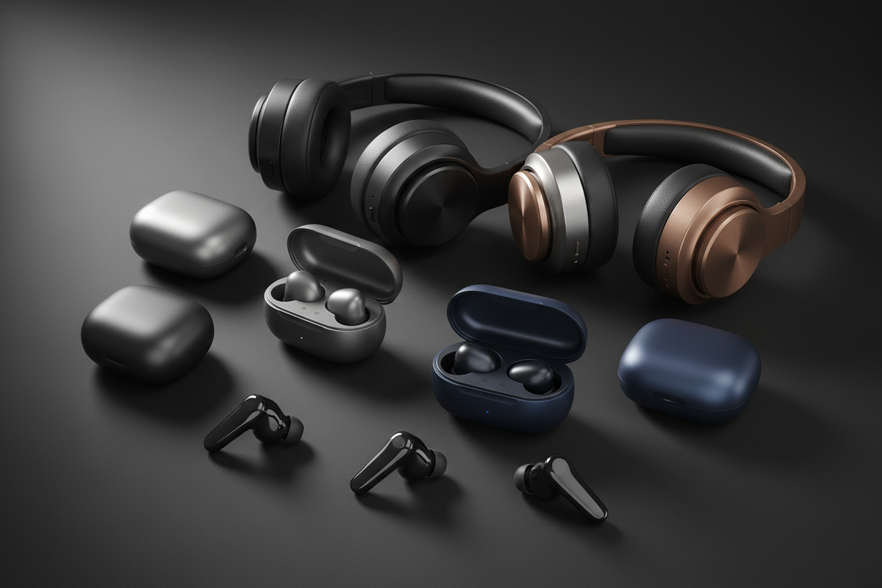 Wireless Earbuds & Headsets
