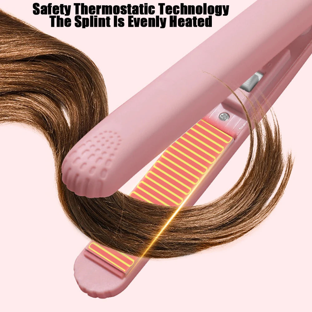 #1 Mini Hair Straightener - Lightweight & Portable with Adjustable Heat (New Model)