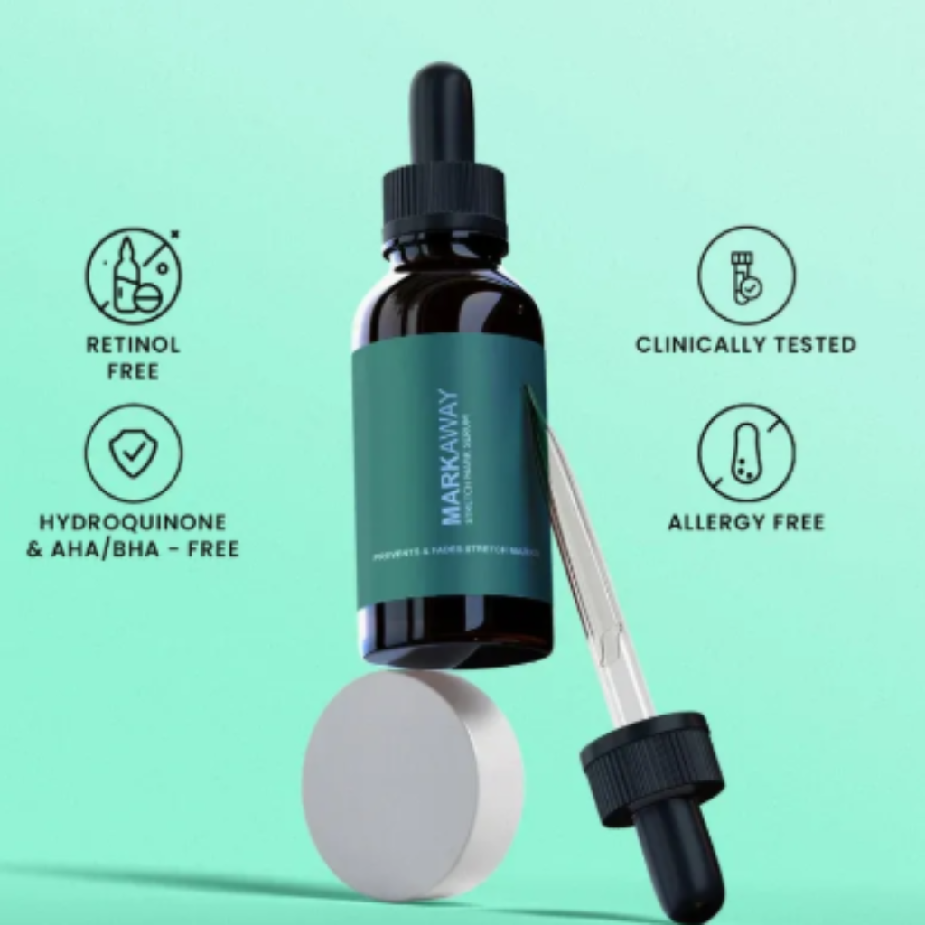 Markaway Stretch Mark Serum – Herbal Solution for Smooth Skin