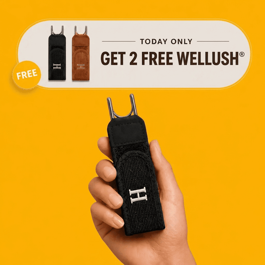 Wellush® Wide Buckleless Belt Hook | Invisible Velcro Waist Support