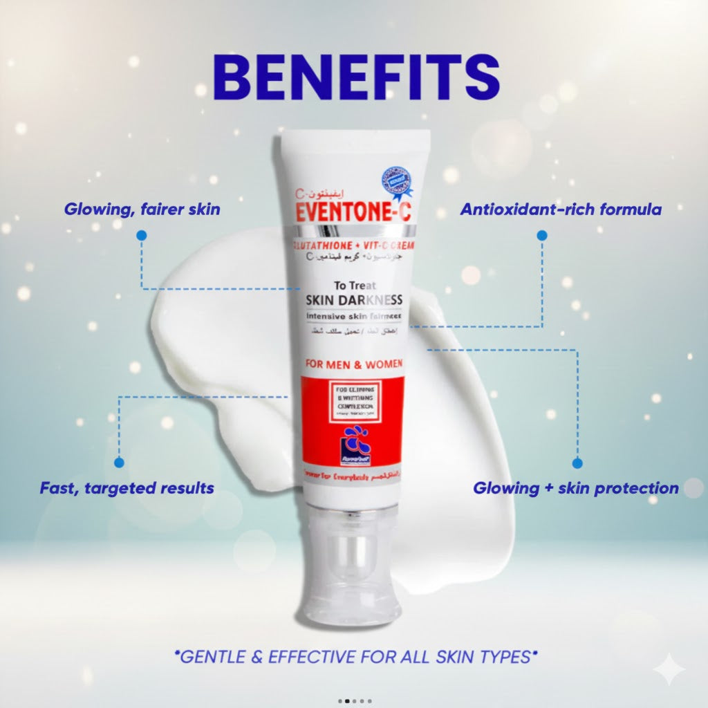 Eventone-C Cream - Skin Whitening & Brightening Formula (Both for Men & Women)