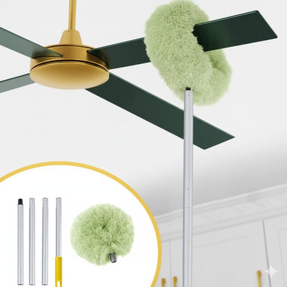 Fan Duster Ceiling Multi Purpose Duster – Foldable Rod for Easy Ceiling Fan