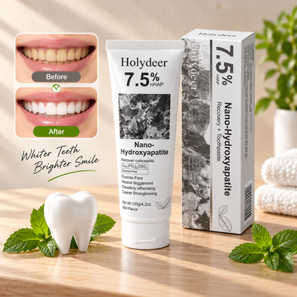 Holydeer 7.5% nHAP Nano-Hydroxyapatite Toothpaste 120g | Wellush