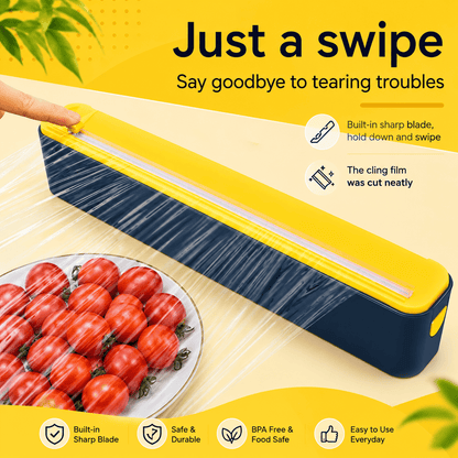 Wellush® GlideCut Pro – Magnetic One-Touch Wrapping