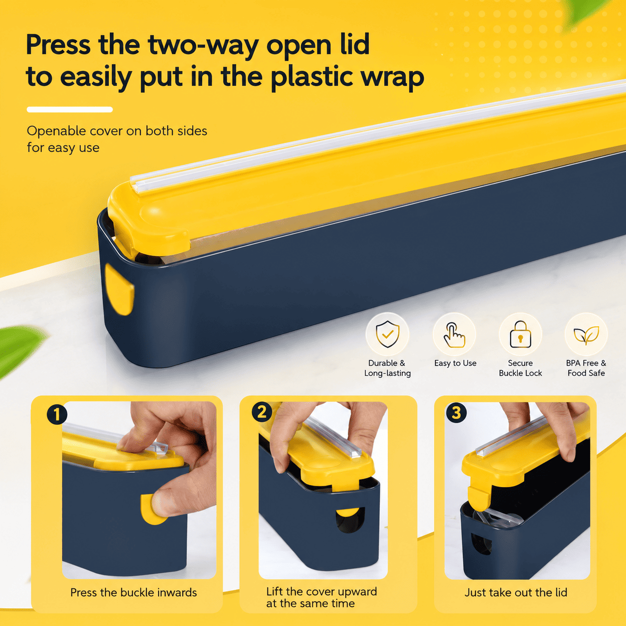 Wellush® GlideCut Pro – Magnetic One-Touch Wrapping