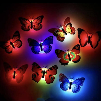 6 Pcs LED Butterfly Night Light for Kids Room