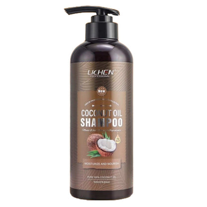 Lichen Coconut Oil Hair Shampoo – 500ml Sulfate-Free, Vegan & Color-Safe Formula
