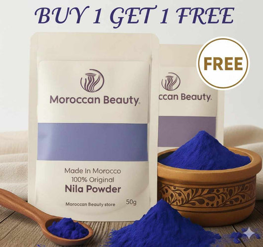 Moroccan Beauty Nila Powder | Blue Nila Skin Whitening Powder 50g
