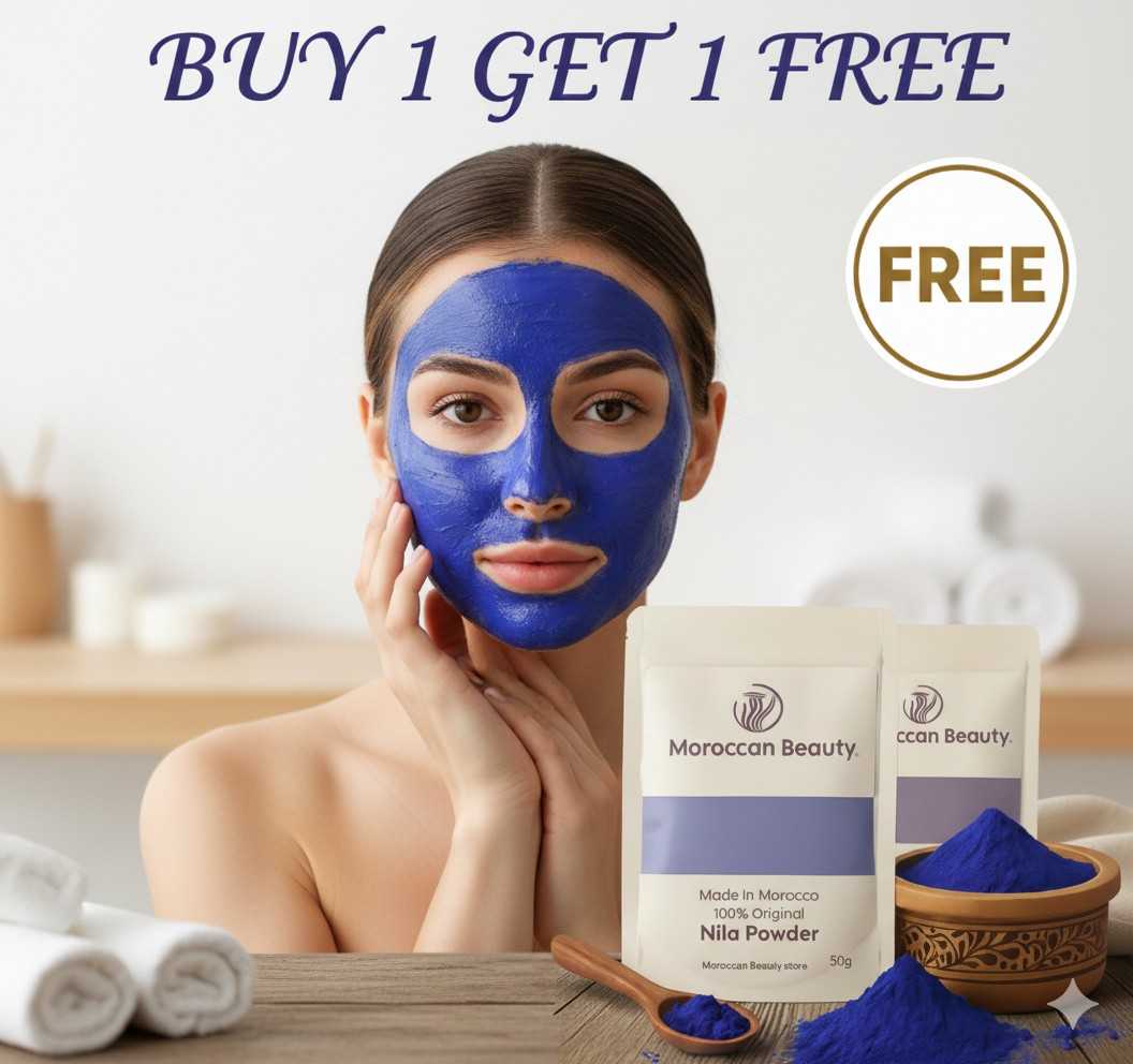 Moroccan Beauty Nila Powder | Blue Nila Skin Whitening Powder 50g