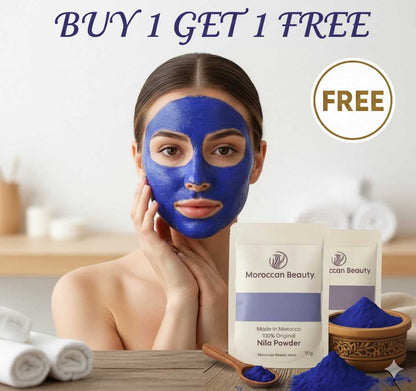 Moroccan Beauty Nila Powder | Blue Nila Skin Whitening Powder 50g