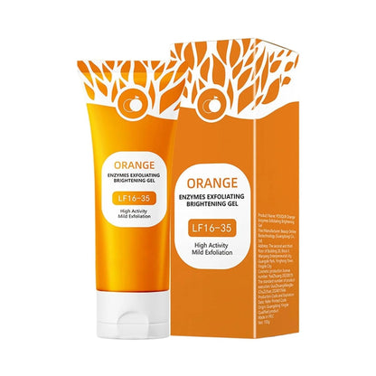 Orange Enzymes Exfoliating Brightening Gel LF16-35 | Gentle Face & Body Scrub for Glowing Skin