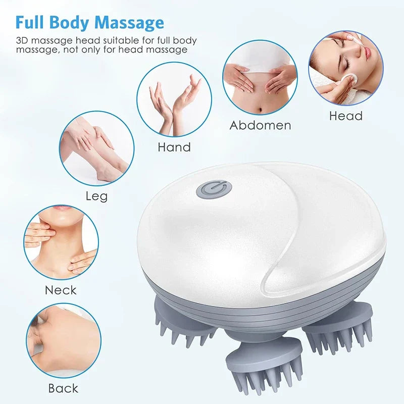 Electric Scalp Head Massager