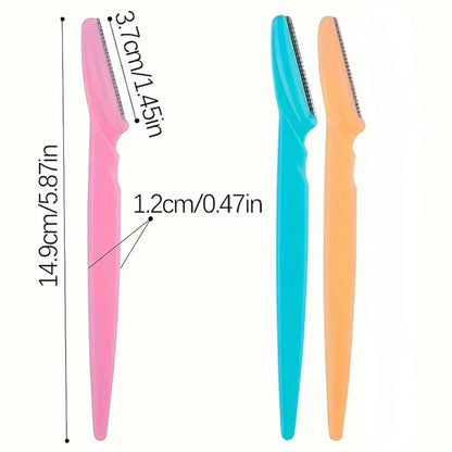Eyebrow Trimmer Makeup Beauty Tools Safe Eye Brow Razor Face Body Hair Removal Shaver Blades Woman Eyebrows Shaping Knife