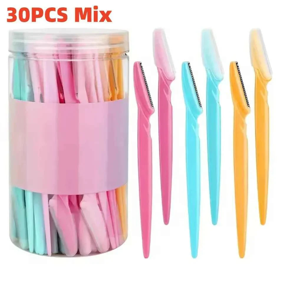 Eyebrow Trimmer Makeup Beauty Tools Safe Eye Brow Razor Face Body Hair Removal Shaver Blades Woman Eyebrows Shaping Knife