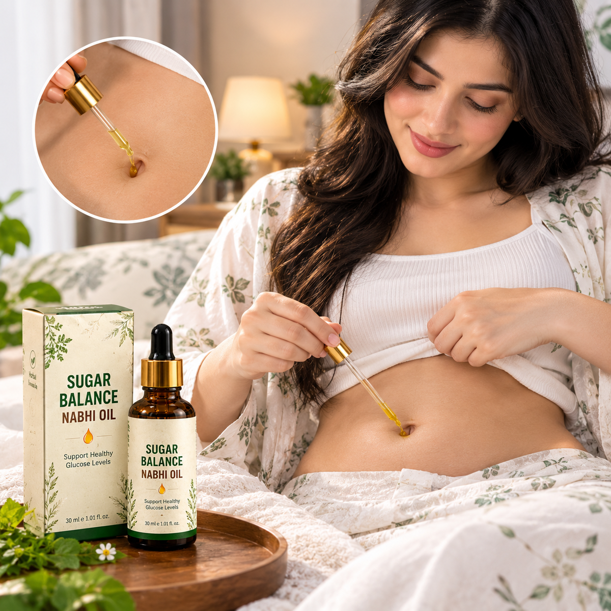 Sugar Balance Nabhi Oil | Herbal Belly Button Oil - 30ml