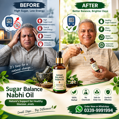 Sugar Balance Nabhi Oil | Herbal Belly Button Oil - 30ml