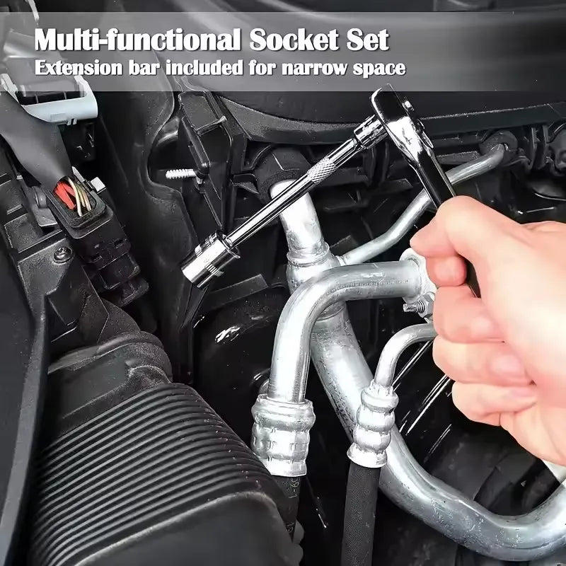 46PCS Socket Wrench Tool Set