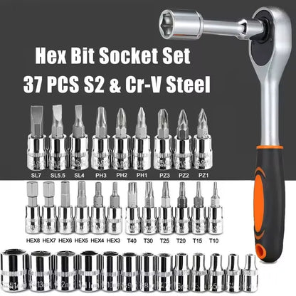 46PCS Socket Wrench Tool Set
