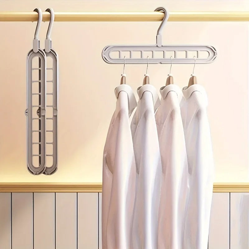 9-hole Clothes Hanger Organizer + Space Saver