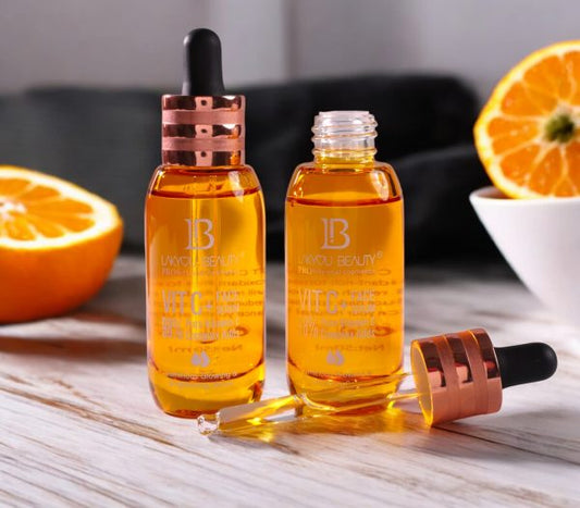 Lakyou Beauty Vitamin C Serum – 98% Pure for Glowing Skin, Brightening, Firming & Anti-Aging (50ml)