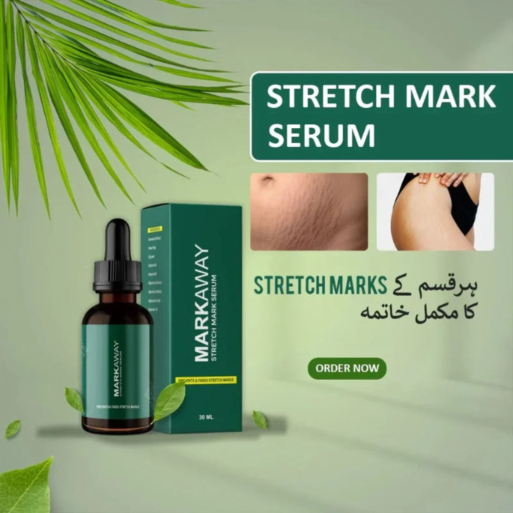 Markaway Stretch Mark Serum – Herbal Solution for Smooth Skin